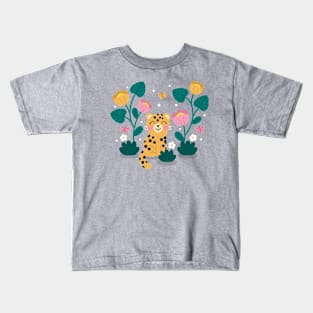 Cute Cheetah Kids T-Shirt